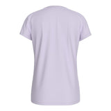Calvin Klein T-Shirt Girocollo Tinta Unita con Stampa per Bambina IG0IG01470X LILLA CALVIN KLEIN 