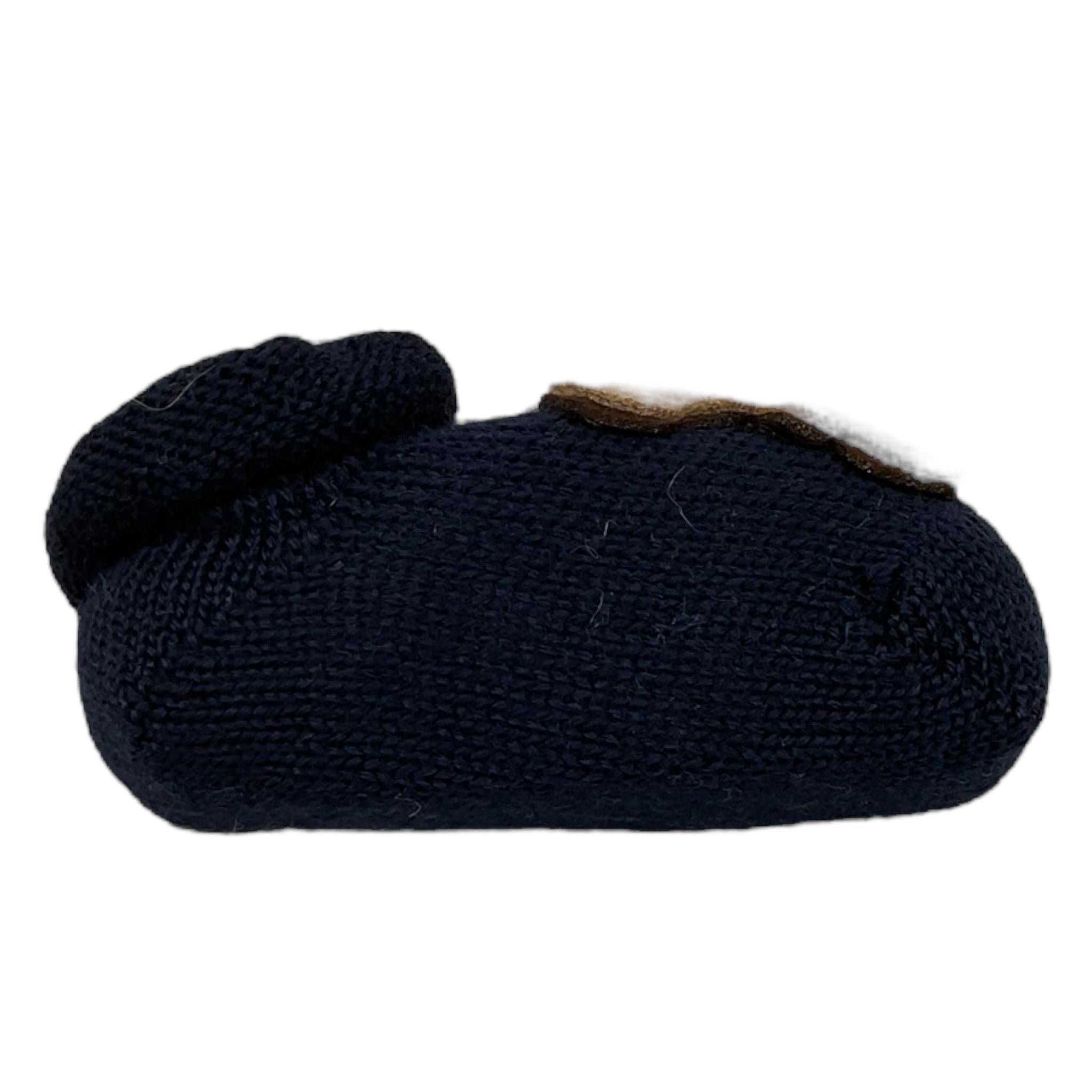 STORY LORIS babbucce tinta unita con orso Blu per Neonato 2835 BLU STORY LORIS 