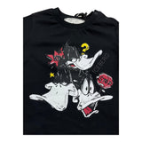 Iceberg T-Shirt Girocollo Tinta Unita con Stampa per Neonato TSICE5107B NERO ICEBERG 