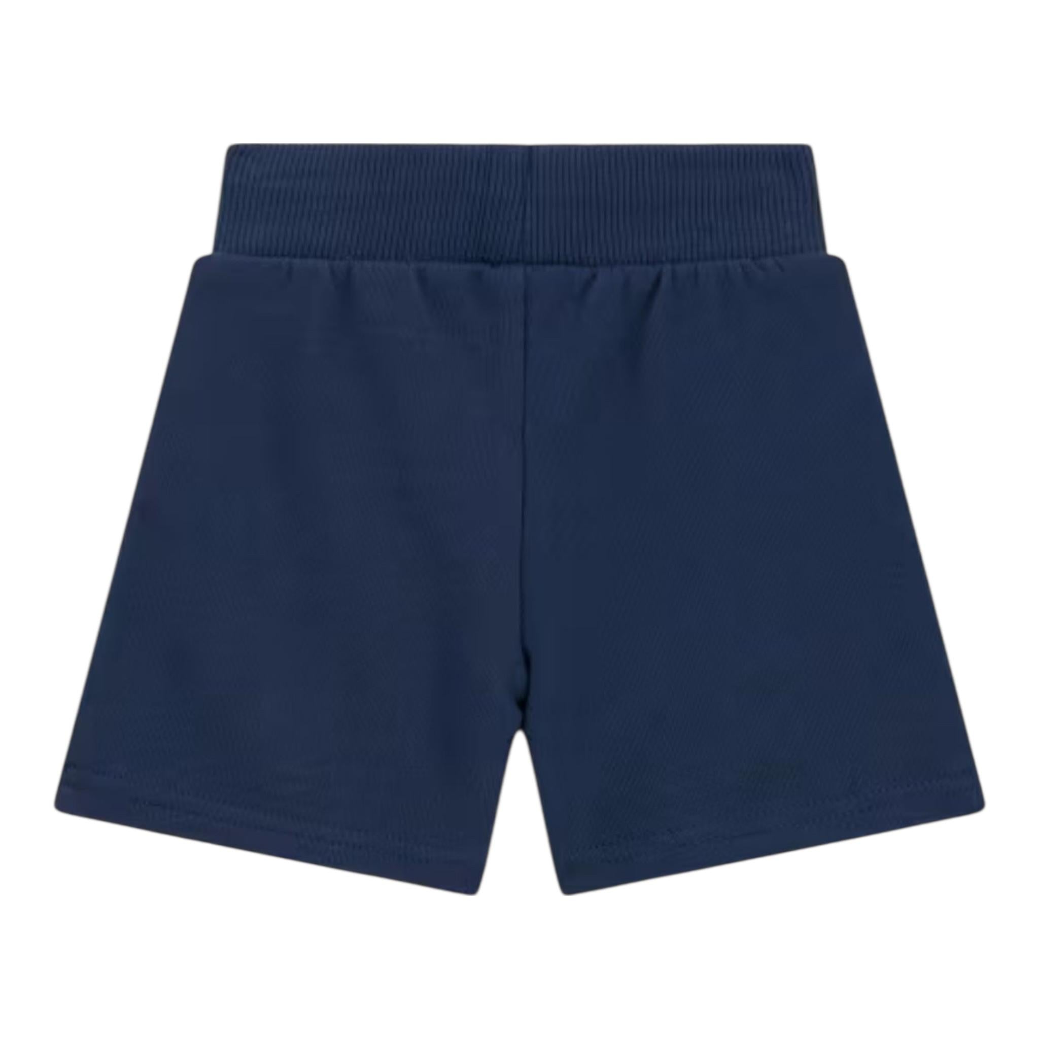 Guess Bermuda Tinta Unita In Tuta per Neonato N5RD03KAD74XN BLU GUESS 