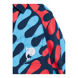 Emilio Pucci Camicia Tinta Unita con Fantasia per Bambina PW5A20 BLU EMILIO PUCCI 