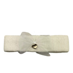 LE BEBE' fascia tinta unita con fiocco Bianco per Neonata LBG5510 BIANCO LE BEBE' 