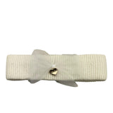 LE BEBE' fascia tinta unita con fiocco Bianco per Neonata LBG5510 BIANCO LE BEBE' 