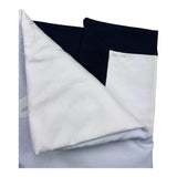 CESARE PACIOTTI coperta tinta unita con logo e profili in contrasto Bianco per Neonato COP5301N BIANCO CESARE PACIOTTI 