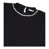 LU LU BY MISS GRANT shirt tinta unita con applicazioni Nero per Bambina KK3165 NERO LU LU BY MISS GRANT 