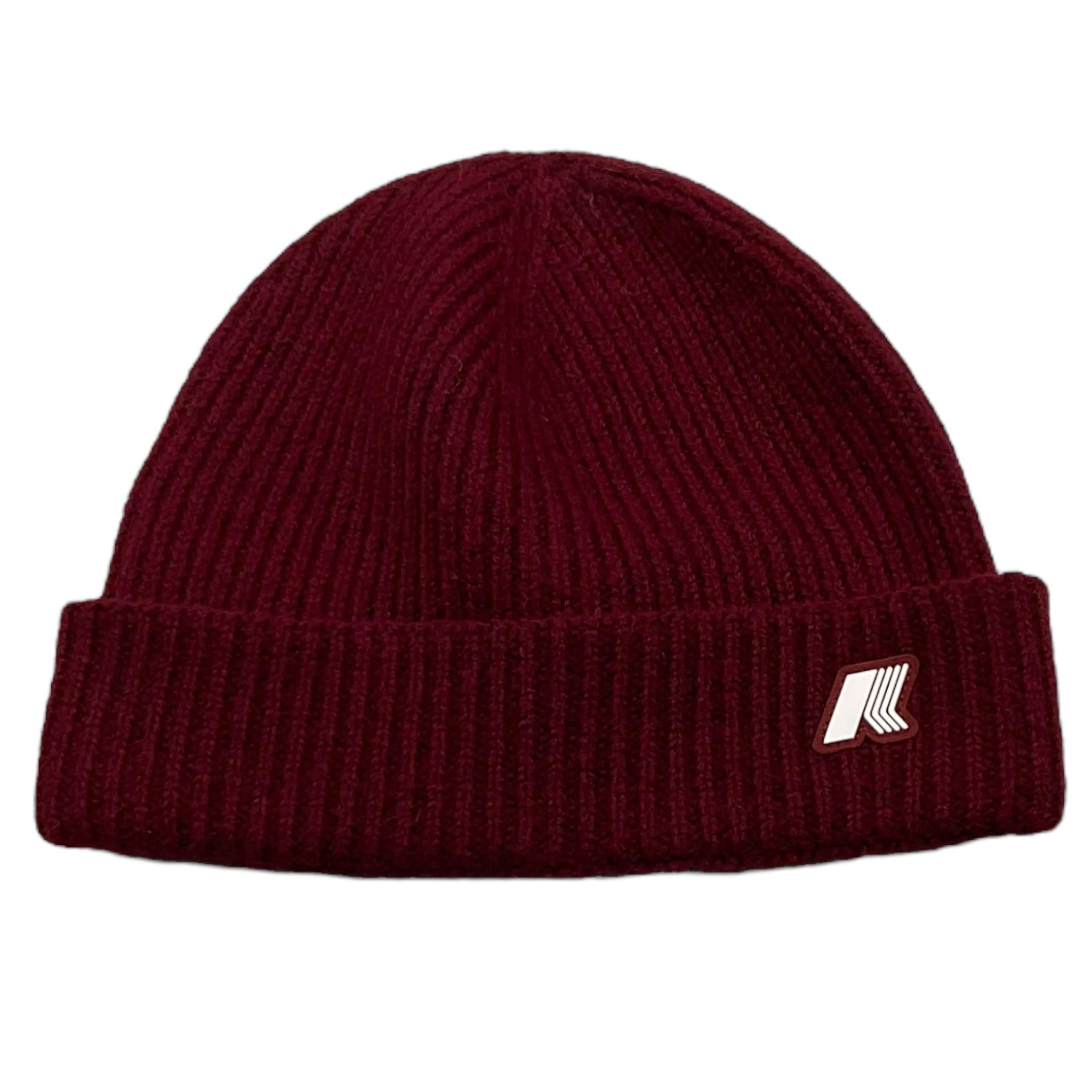 K-WAY cappello tinta unita  Bordeaux per Bambino K31358W BORDEAUX K-WAY 