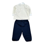 Cesare Paciotti Completo 2 Pezzi Shirt-Ghettina per Neonato CPP5102NX PANNA/BLU CESARE PACIOTTI 