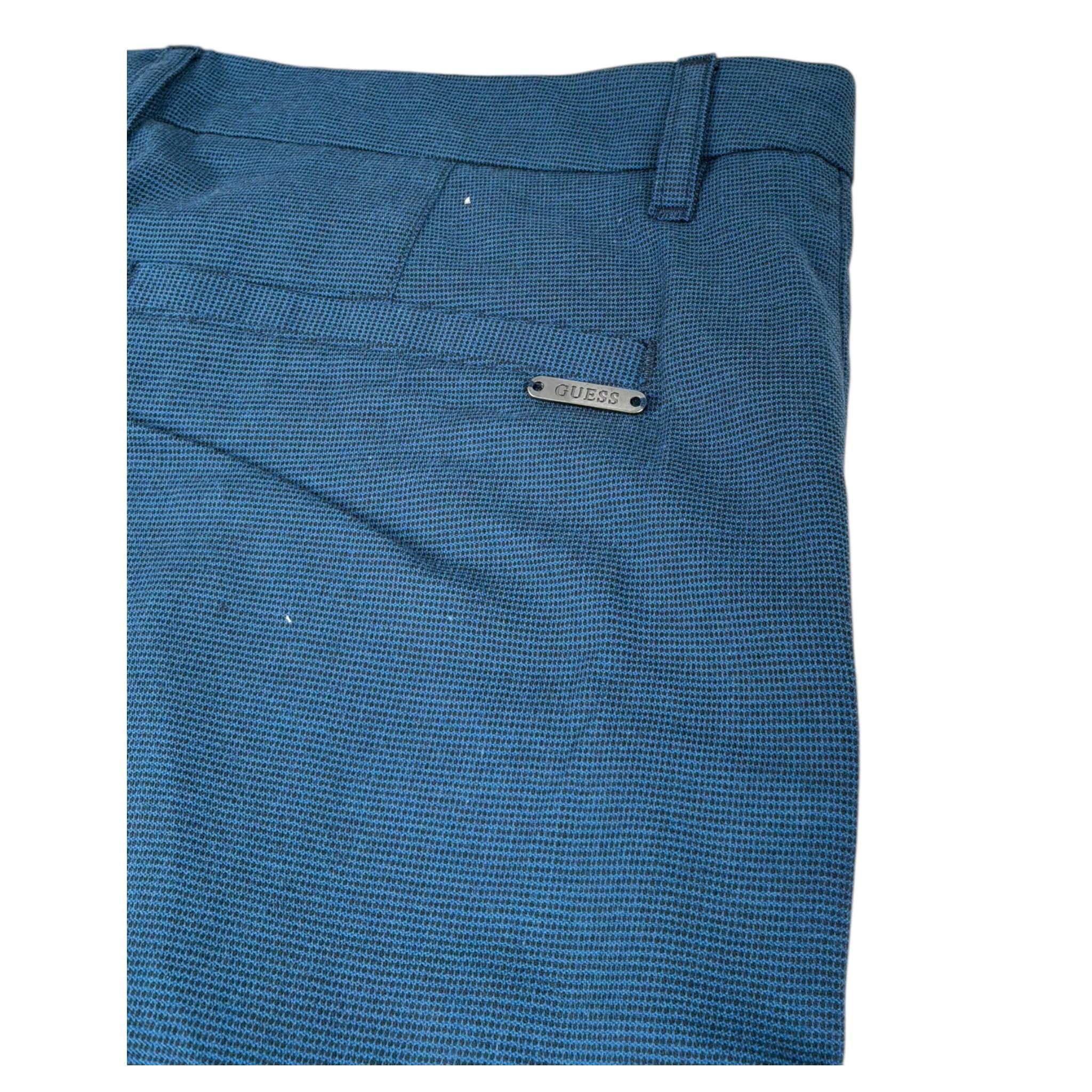 Guess Pantalone Tinta Unita con Tasche per Bambino L1RB01WDO30 BLU GUESS 