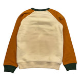 TRUSSARDI felpa chiusa girocollo tinta unita con maniche in contrasto Panna per Bambino TBA245070FE PANNA TRUSSARDI 