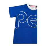 Cesare Paciotti Completo 2 Pezzi T-Shirt-Bermuda Bicolore Blu per Neonato