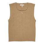 Twinset Canotta Tinta Unita con Logo per Bambina 251GJ3404 BEIGE TWINSET 