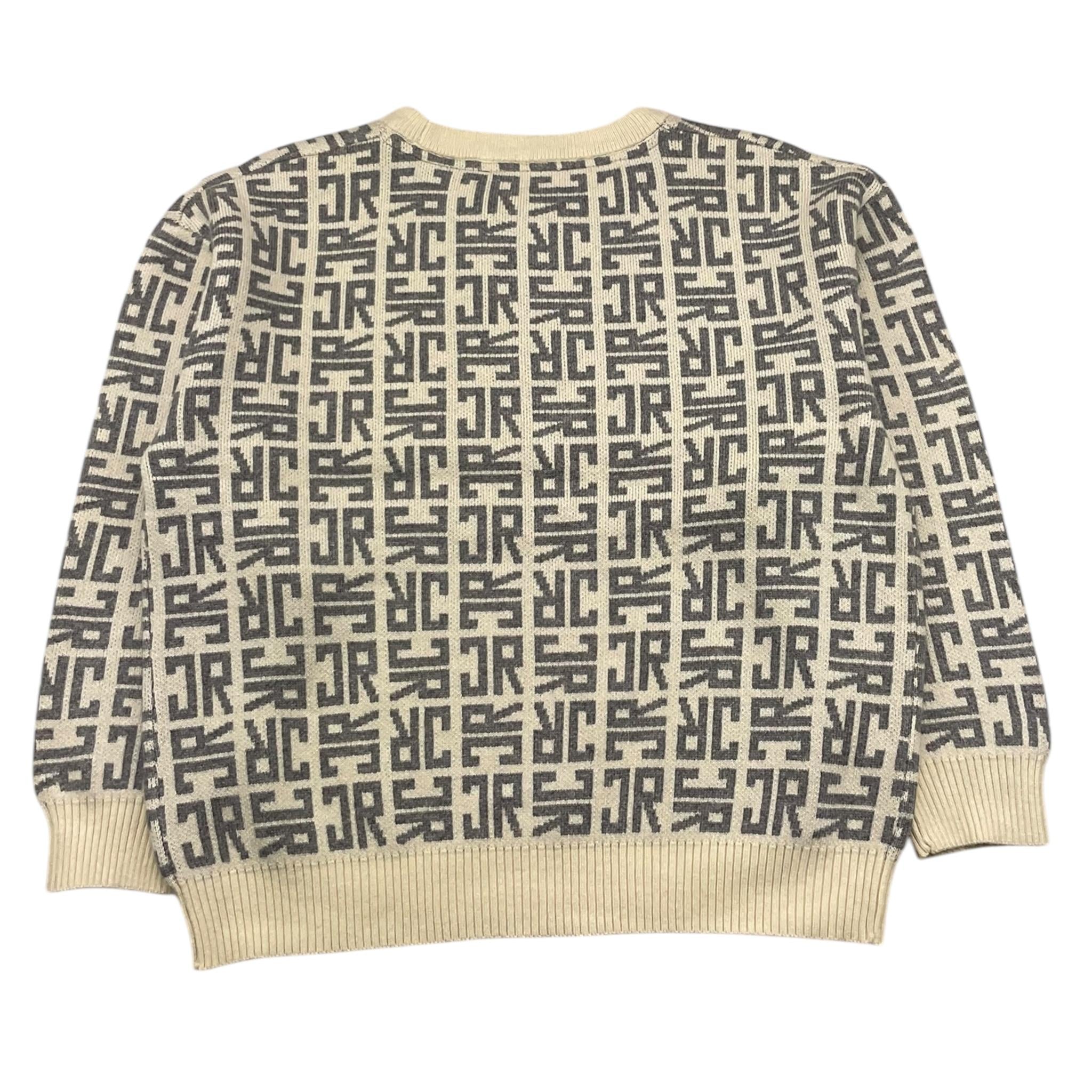 JOHN RICHMOND maglia girocollo fantasia logo Panna per Bambino RBA25112MA PANNA JOHN RICHMOND 