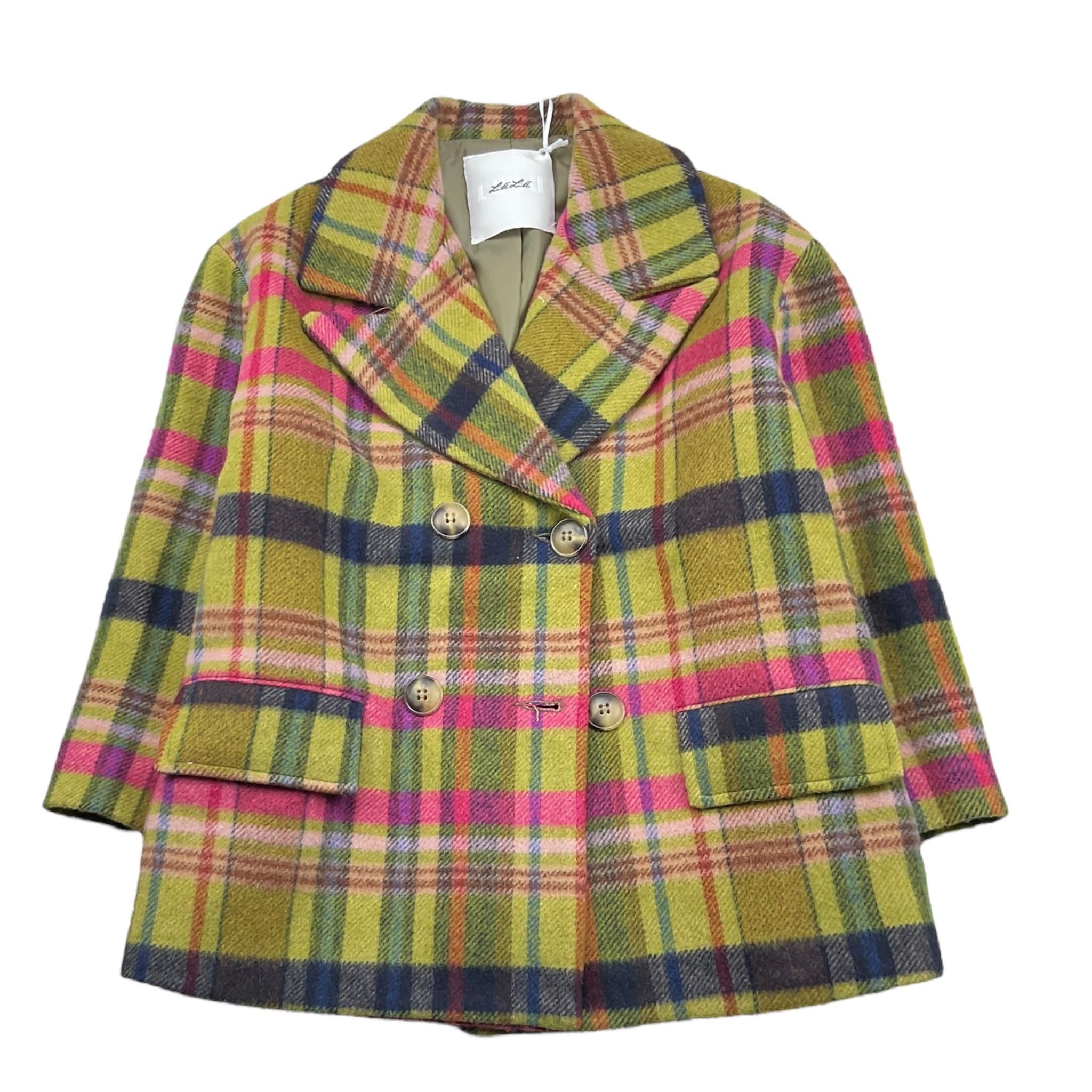 LU LU BY MISS GRANT giacca tinta unita con fantasia a righe Verde per Bambina LL2519 VERDE LU LU BY MISS GRANT 