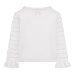 Guess Cardigan Tinta Unita con Trasparenze per Neonata K4RR03Z3CJ0N BIANCO GUESS 