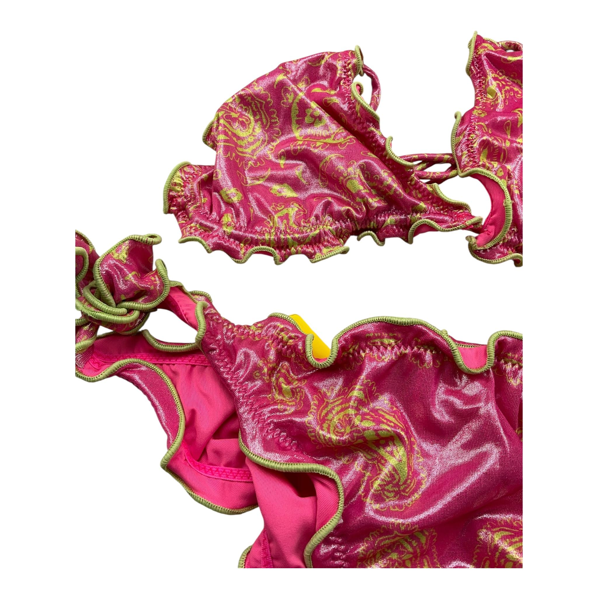 F**K Costume 2 Pezzi Triangolo-Mutandina  per Bambina FJ25G1H05TAX64 ROSA F**K 