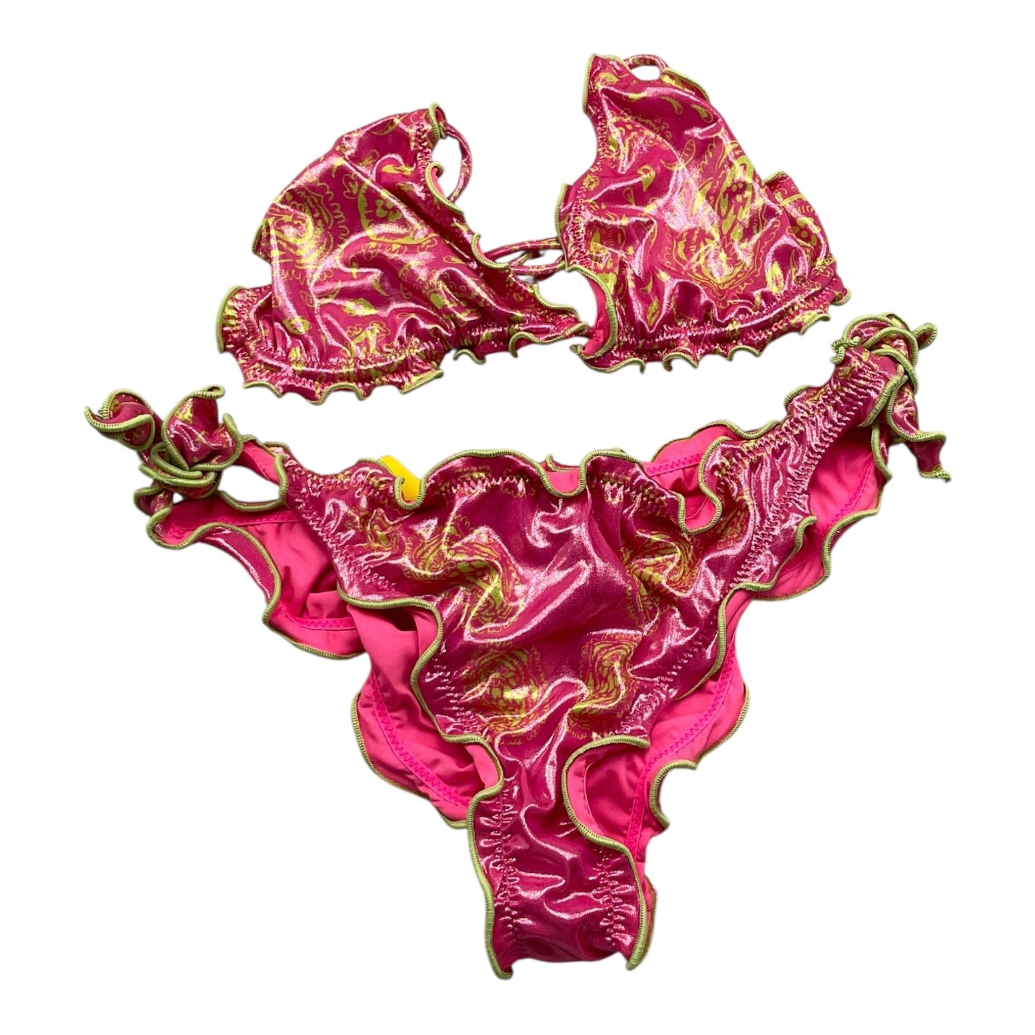 F**K Costume 2 Pezzi Triangolo-Mutandina  per Bambina FJ25G1H05TAX64 ROSA F**K 