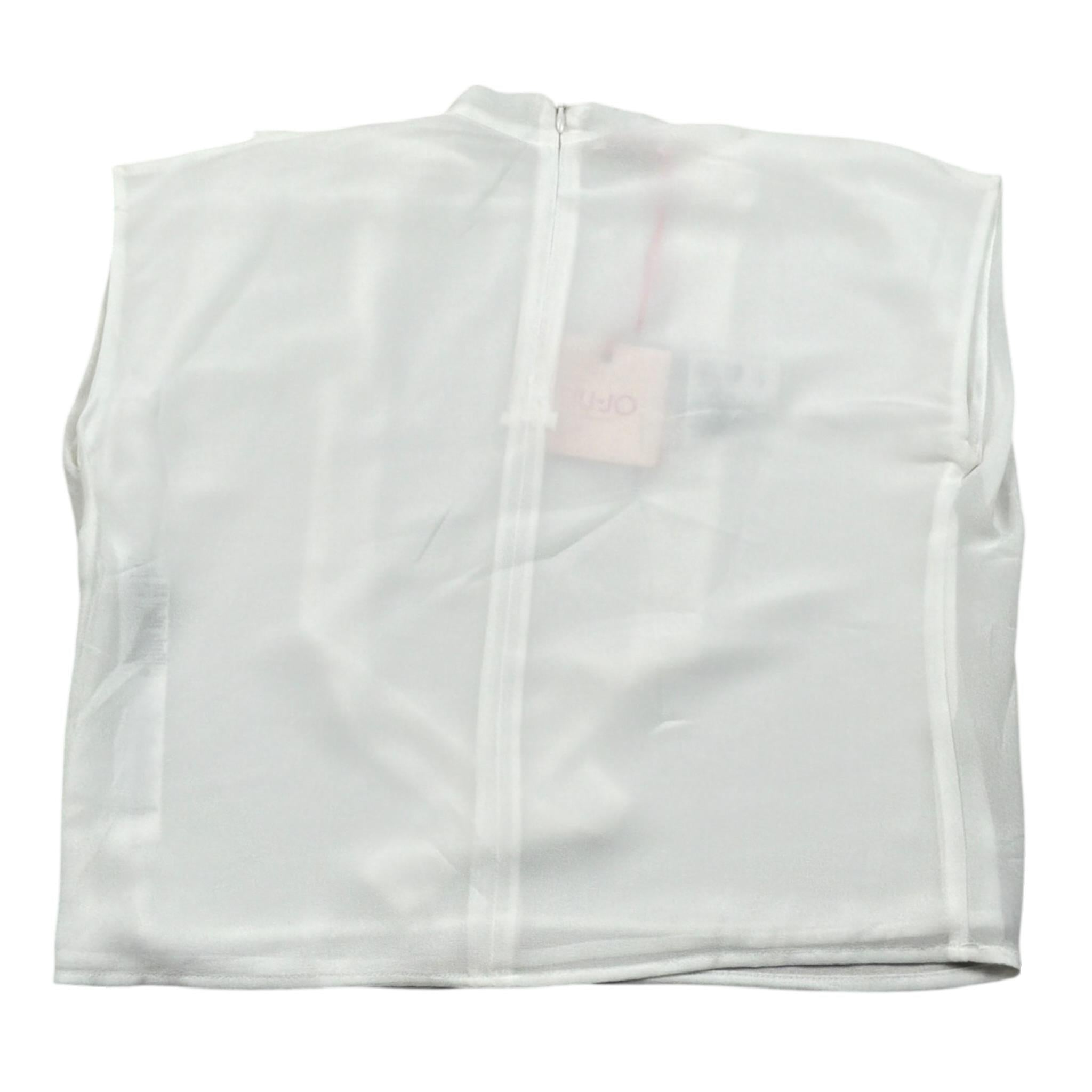 Liu Jo Camicia tinta unita Giromanica Bianco per Bambina GA3035 BIANCO LIU JO 