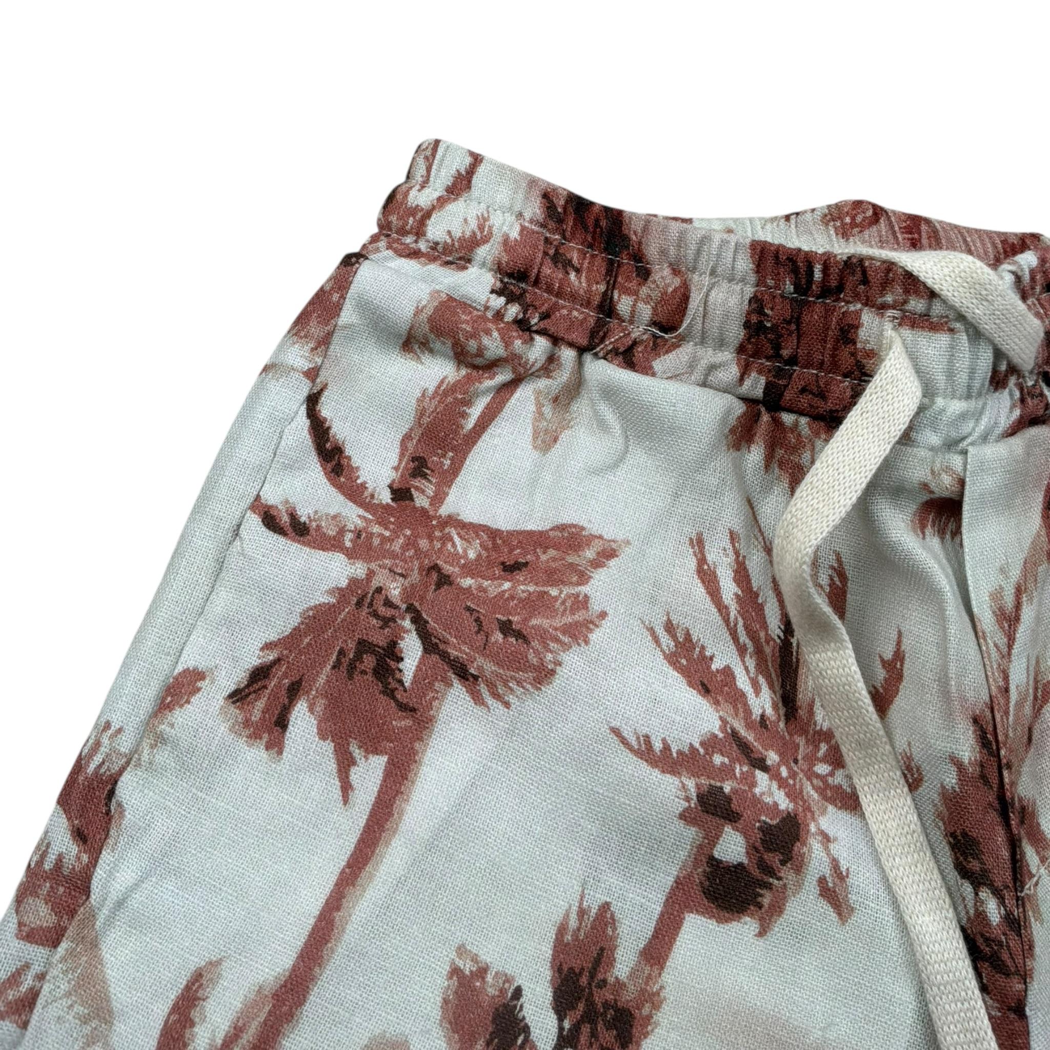 M+E' Bermuda Tinta Unita Stampa Fantasia per Neonato UEM0515X PANNA M+E' 