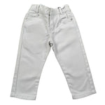 Trussardi Pantalone Tinta Unita con Elastico In Vita per Neonato TIP25060PAX BIANCO TRUSSARDI 