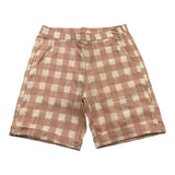 Lalalu' Short Bicolore con Fantasia A Quadri Bianco/Rosa per Bambina