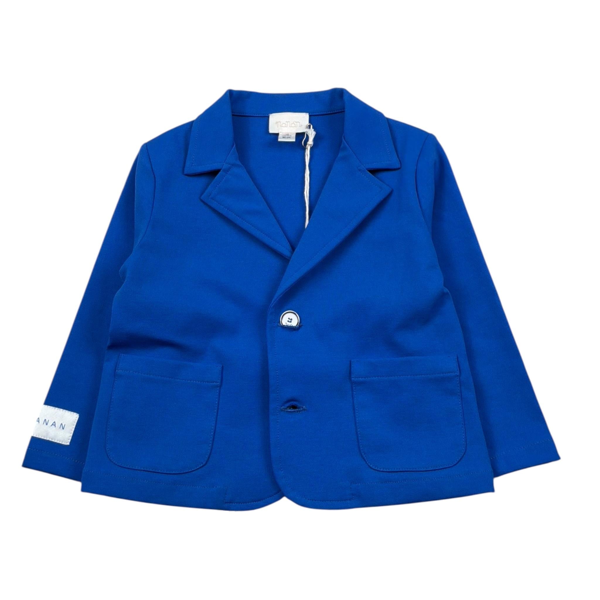 Nanan Giacca Tinta Unita per Neonato E2415848RLN BLU NANAN 