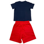 Refrigiwear Completo 2 Pezzi T-Shirt-Bermuda per Neonato 208DRMNS25 BLU/ROSSO REFRIGIWEAR 