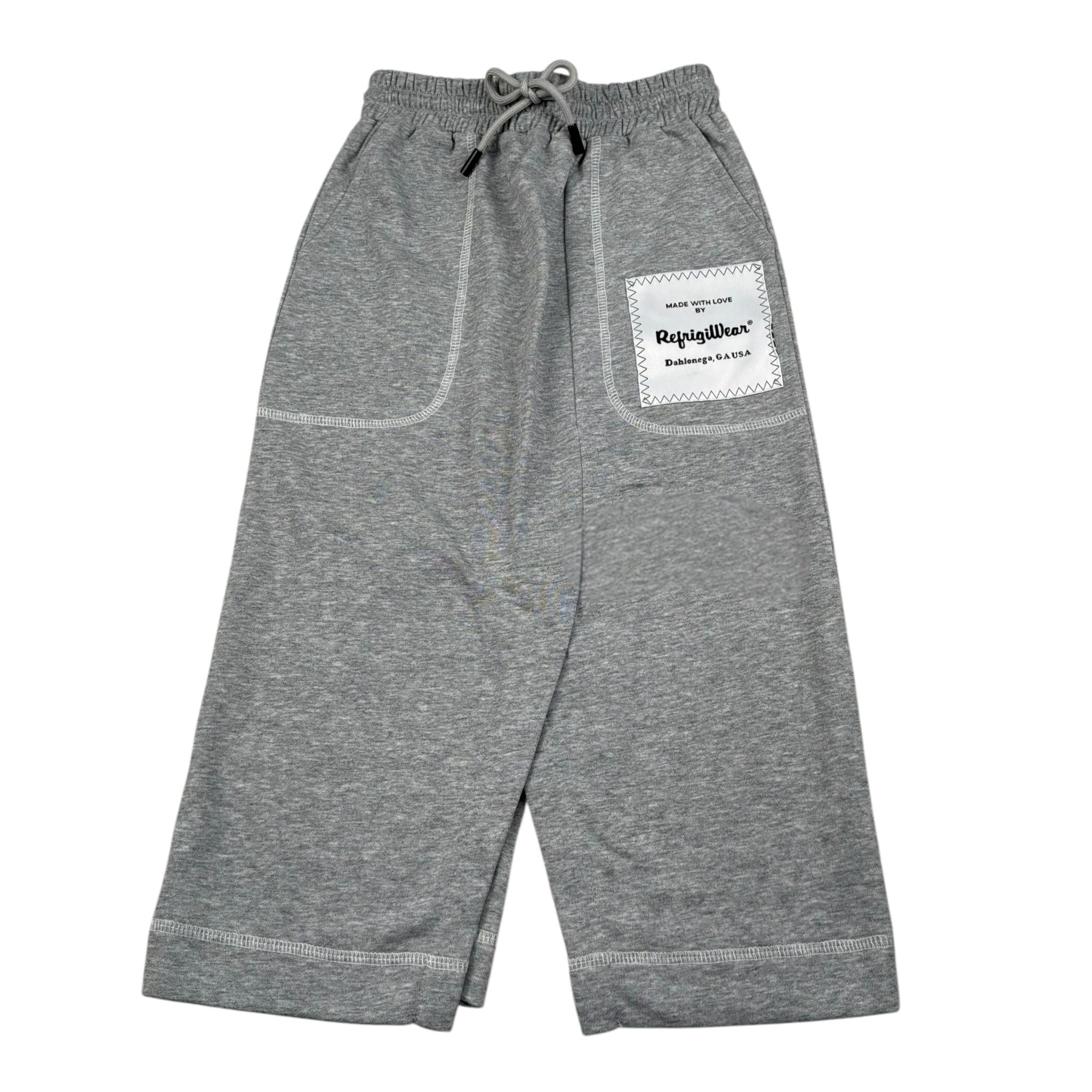 Refrigiwear Gonna Tuta Tinta Unita con Spacco per Bambina 340GRFJJS25 GRIGIO REFRIGIWEAR 
