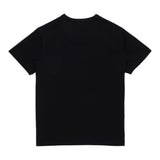 Diesel T-Shirt Girocollo Tinta Unita Con Traforo Nero Per Bambina