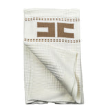 Elisabetta Franchi Coperta Tinta Unita con Stampa per Neonata ENCO055 PANNA ELISABETTA FRANCHI 