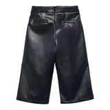 ABEL & LULA pantalone tinta unita in ecopelle Nero per Bambina 5716 NERO ABEL & LULA 