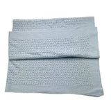 Valentina Bebes Coperta Tinta Unita Traforata Azzurro Per Neonata