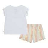 Levi'S Completo 2 Pezzi T-Shirt-Pantalone Bicolore per Neonata 1EK066 BIANCO LEVI'S 