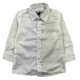 Shako' Camicia Manica Lunga Tinta Unita Bianco Per Neonato