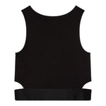 Calvin Klein Top Giromanica Tinta Unita per Bambina IG0IG02869XX NERO CALVIN KLEIN 