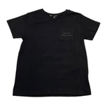 Daniele Alessandrini T-Shirt Girocollo Tinta Unita con Taschino per Bambino 1236M00197 NERO DANIELE ALESSANDRINI 