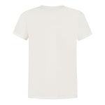 Woolrich T-Shirt Girocollo Tinta Unita con Logo per Bambino CFWKET0140MRUT PANNA WOOLRICH 