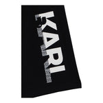 Karl Lagerfeld Bermuda Tuta Tinta Unita con Logo per Bambino Z30413 NERO KARL LAGERFELD 