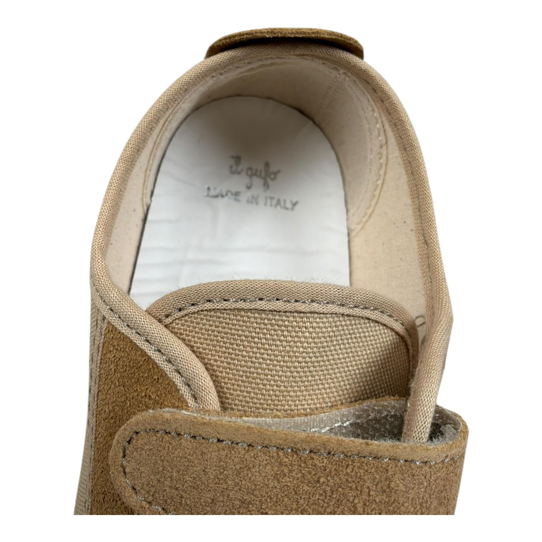 Il Gufo Sneakers Tinta Unita con Strappi per Bambina P25XD004CANVA BEIGE IL GUFO 