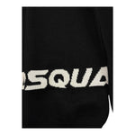 DSQUARED2 maglia tinta unita girocollo con stampa Nero per Bambino DQ2453 NERO DSQUARED2 