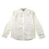 Woolrich Camicia Tinta Unita Con Collo Coreano Bianco Per Bambino