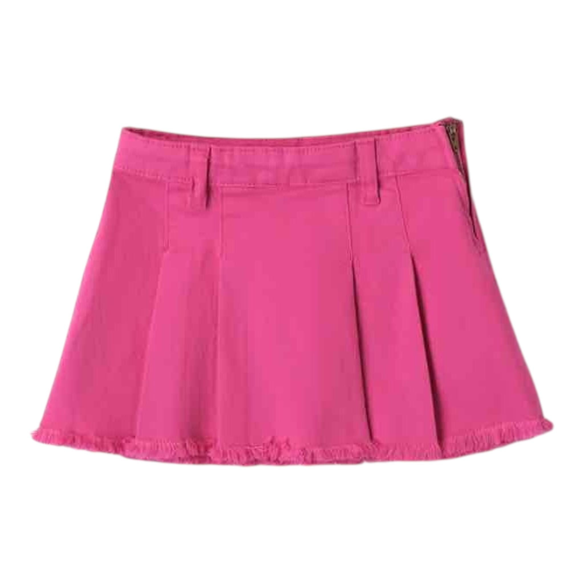 Sarabanda Gonna Tinta Unita con Girovita Regolabile per Neonata 0B226 FUXIA SARABANDA 