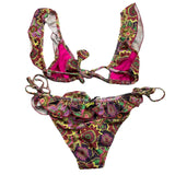 4Giveness Costume 2 Pezzi Triangolo-Mutandina Multifantasia Multicolor Per Bambina