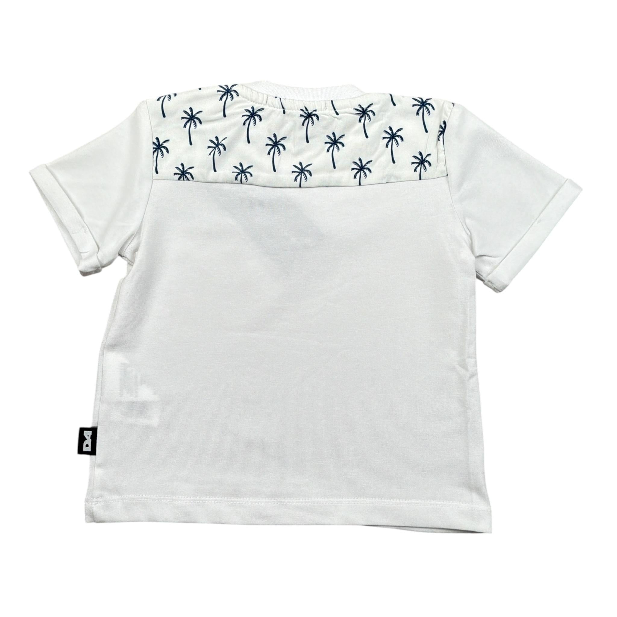 Daniele Alessandrini T-Shirt tinta unita con Stampa Bianco per Neonato 1296M08969 BIANCO DANIELE ALESSANDRINI 