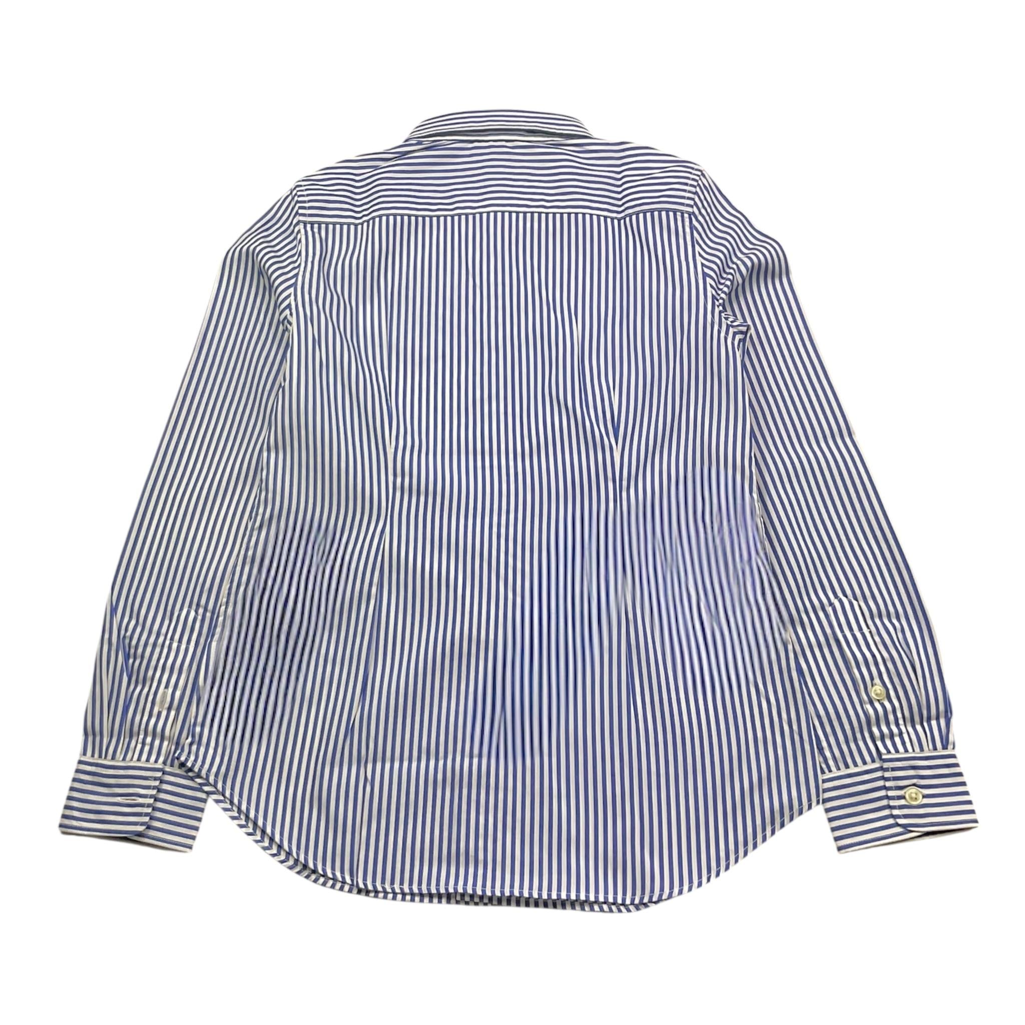Ralph Lauren Camicia Bicolore con Fantasia A Righe per Bambino 313833159002 BIANCO/AZZURRO RALPH LAUREN 