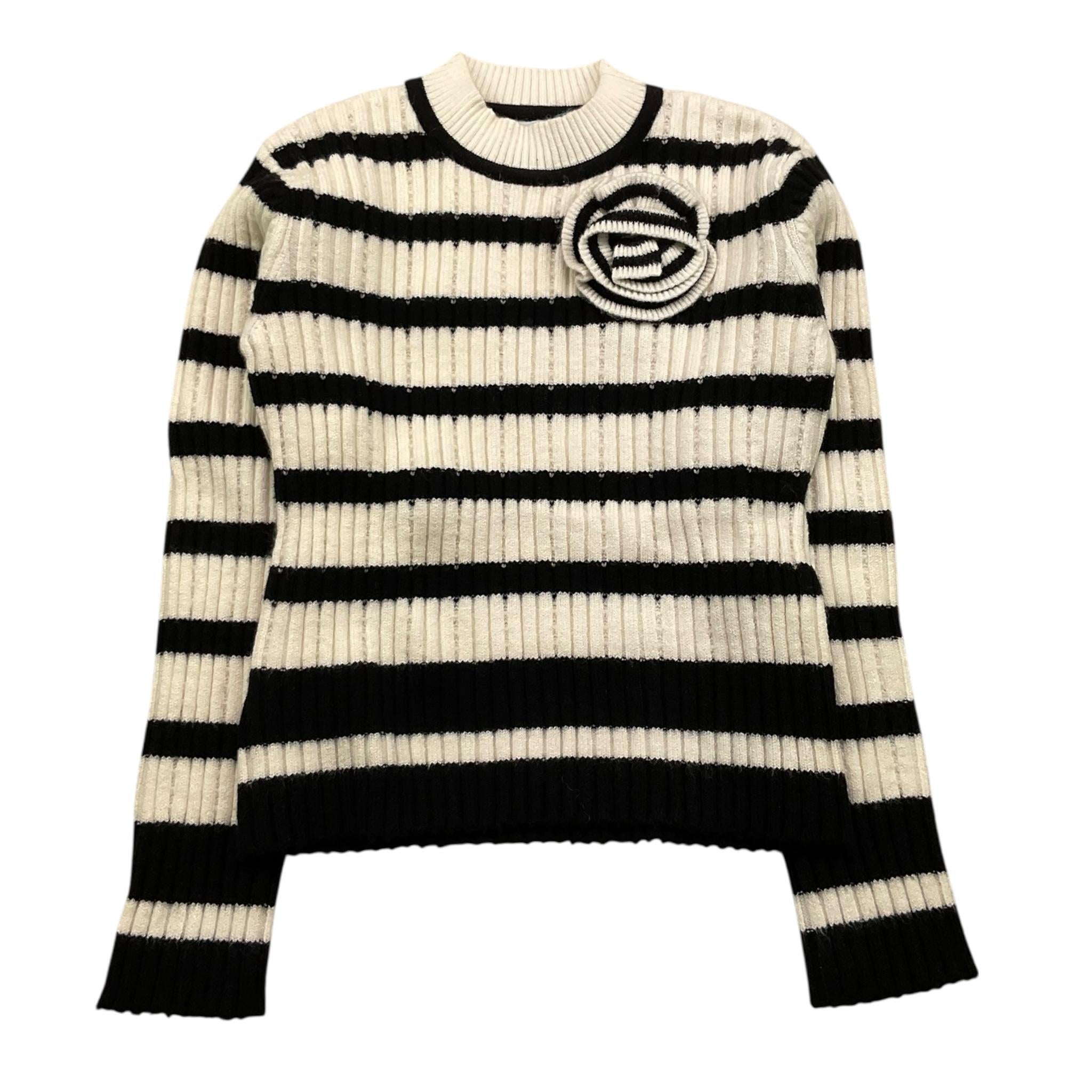 ABEL & LULA maglia mezzo collo tinta unita fantasia a righe Panna per Bambina 5829 PANNA ABEL & LULA 