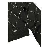 LIU JO maglia girocollo tinta unita cn brillantini Nero per Bambina GF4137 NERO LIU JO 