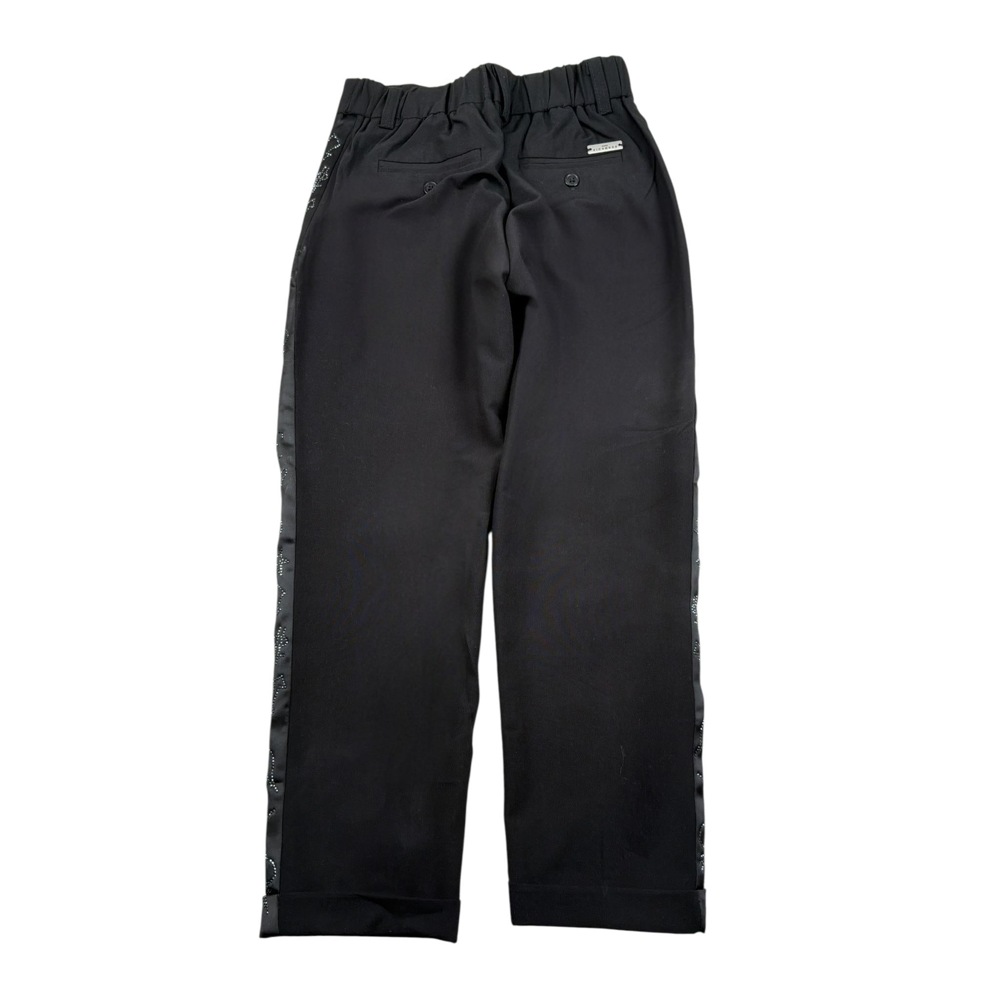 John Richmond Pantalone tinta unita con Elastico In Vita Nero per Neonato RBP24094PAN NERO JOHN RICHMOND 