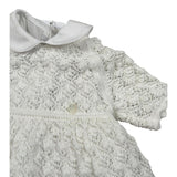 Le Coconne Abito Mezza Manica Traforato per Neonata LCN1947 BIANCO LE COCONNE 