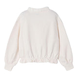 Mayoral Felpa Tinta Unita con Zip per Bambina 3410 PANNA MAYORAL 