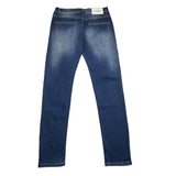 Daniele Alessandrini Jeans Tinta Unita Con 5 Tsche Blu Per Bambino